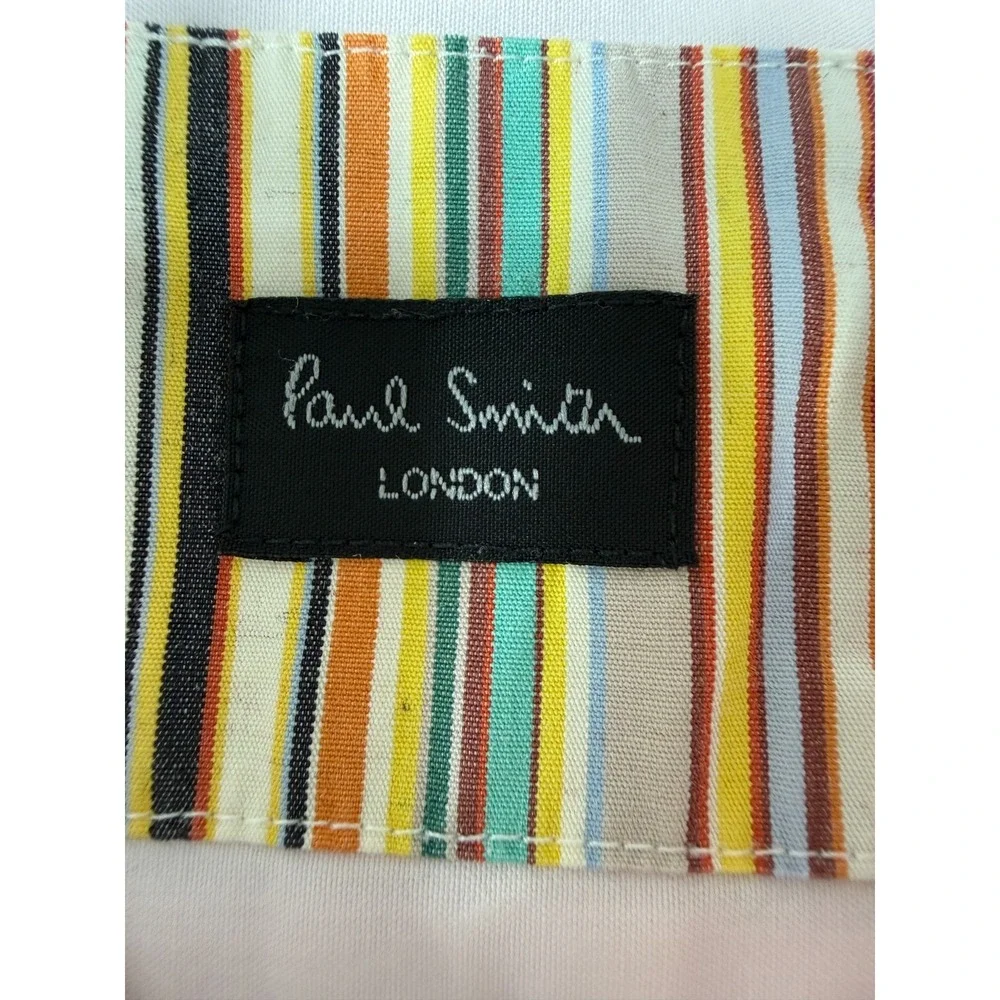 Paul Smith London Iconic French cuff stripes Pink button shirt 17 / 43 See Desc* - Picture 5 of 8
